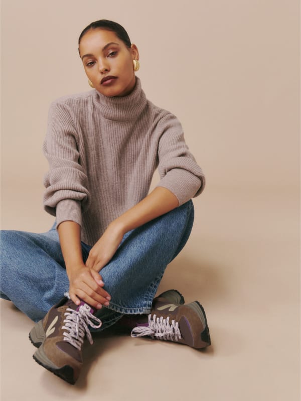 Veja X Reformation Venturi Sneakers - Walnut